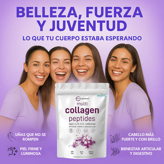 Multi Colágeno: Transformación total desde adentro hacia afuera