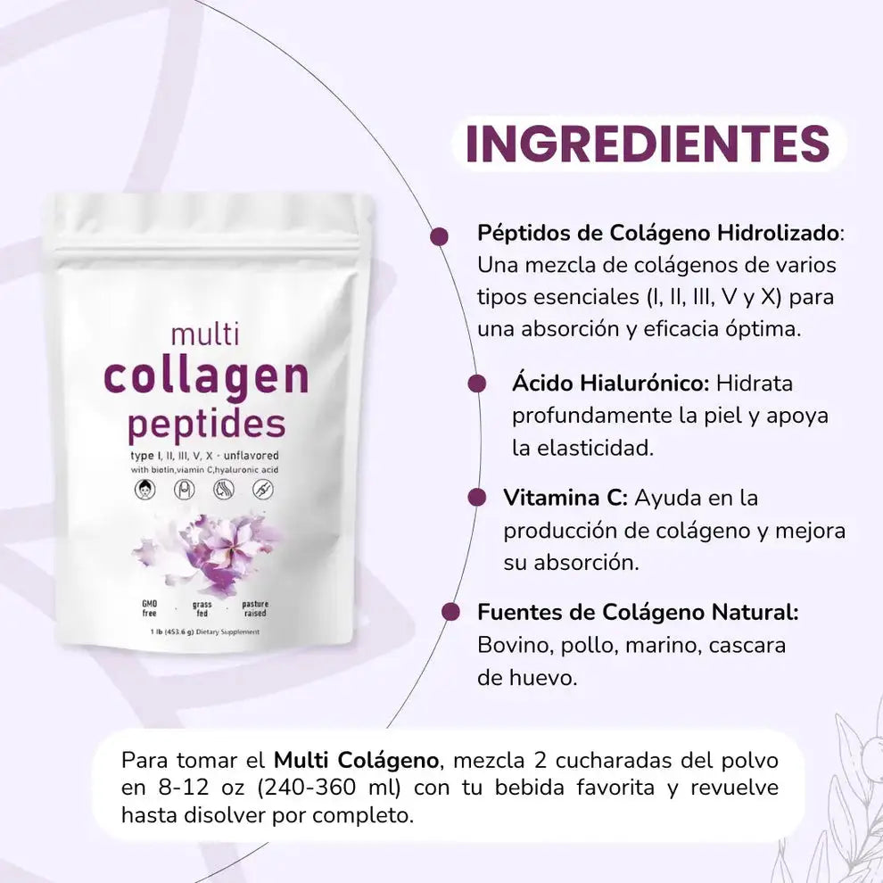 Multi Colágeno: Transformación total desde adentro hacia afuera