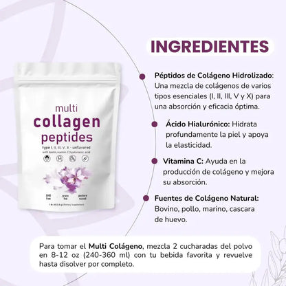 Multi Colágeno: Transformación total desde adentro hacia afuera
